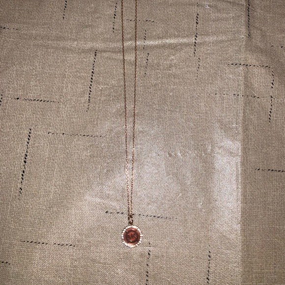 Michael Kors Rose Gold Necklace; Pouch included - Picture 2 of 7